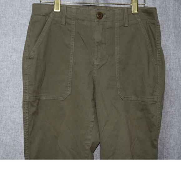 Banana Republic Petite Cargo Jogger Pants Green Women’s Size 2P - Picture 2 of 5